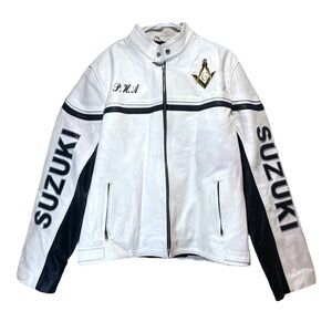 Suzuki vintage leather jacket